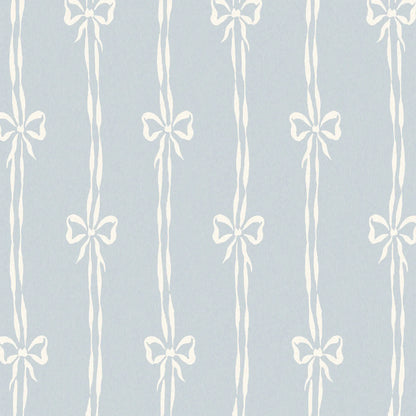 Bow Peep Dusky Blue wallpaper by Woodchip & Magnolia