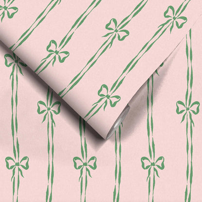 Bow Peep Pink Apple wallpaper by Woodchip & Magnolia