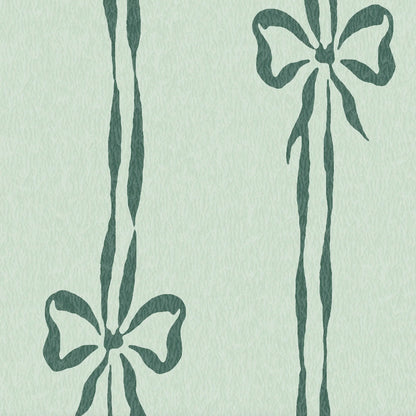 Bow Peep Pistachio wallpaper by Woodchip & Magnolia