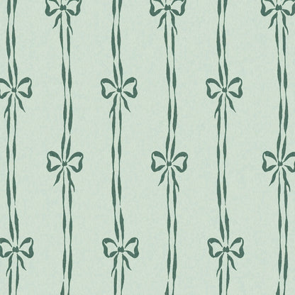 Bow Peep Pistachio wallpaper by Woodchip & Magnolia