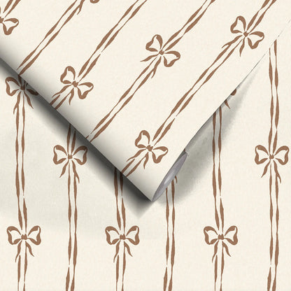 Bow Peep Cedar wallpaper by Woodchip & Magnolia