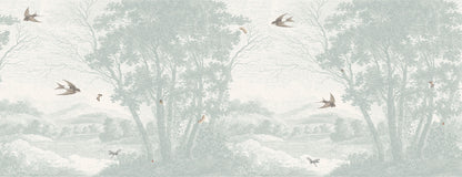 Zephyr Duck Egg mural by Woodchip & Magnolia