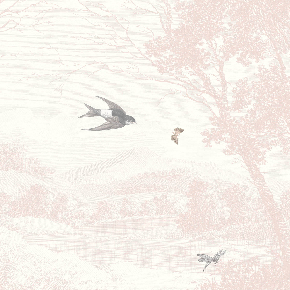 Zephyr Blush Linen Fabric