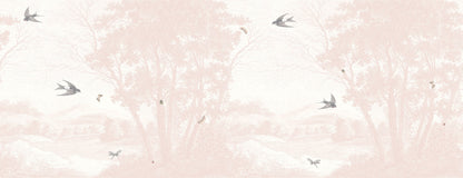 Zephyr Blush mural by Woodchip & Magnolia
