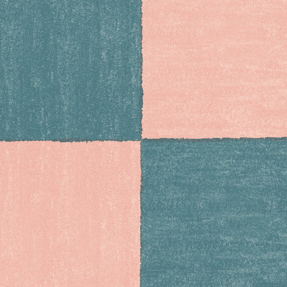 Battenberg Coral Teal Linen Fabric