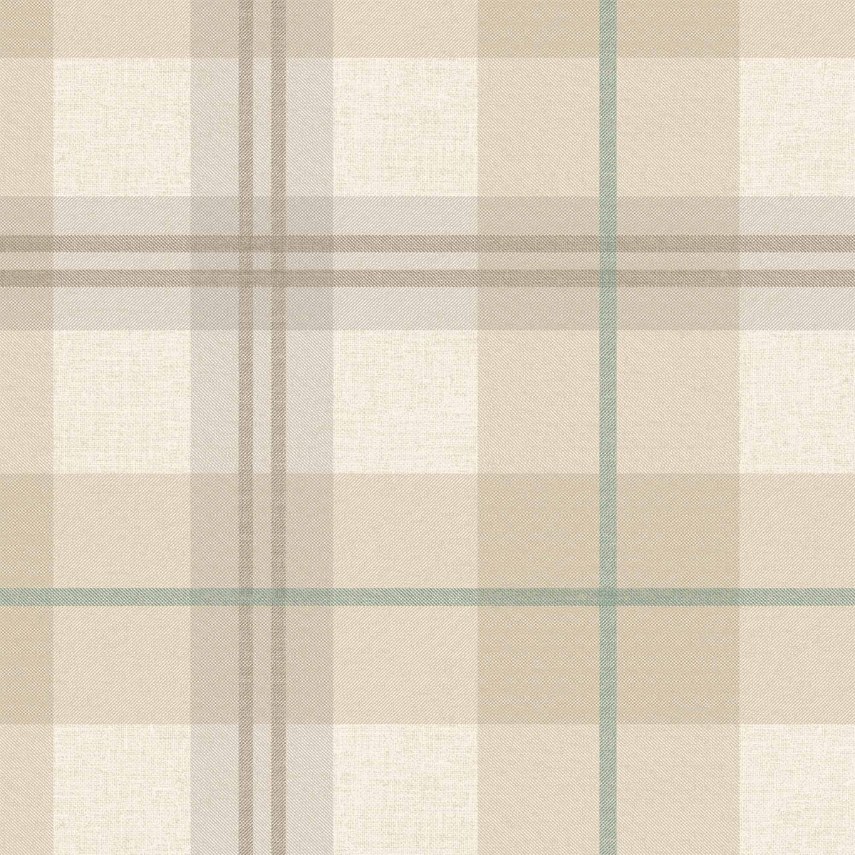 Tartanowski Oat Latte wallpaper by Woodchip & Magnolia