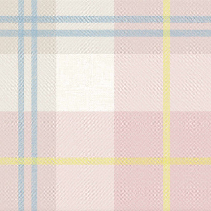 Tartanowski Taffy Pink wallpaper by Woodchip & Magnolia
