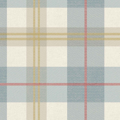Tartanowski Denim Blue Linen Fabric