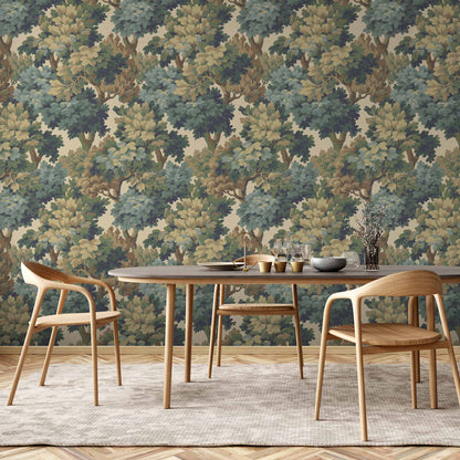 Ennerdale Forest Green wallpaper by Woodchip & Magnolia