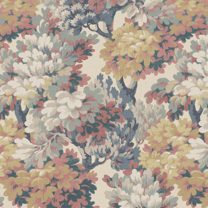 Ennerdale Dusky Bloom Velvet Fabric