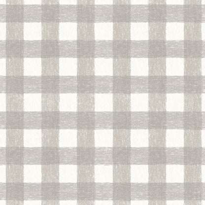 Vichy Check Latte wallpaper by Woodchip & Magnolia