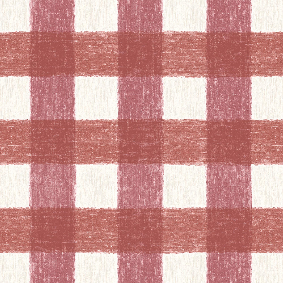 Vichy Check Bramble wallpaper by Woodchip & Magnolia