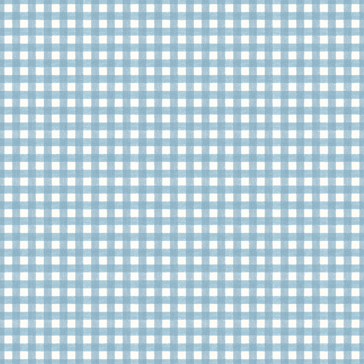 Vichy Check Sky Blue wallpaper by Woodchip & Magnolia