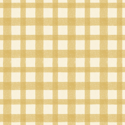 Buffalo Plaid Amber wallpaper by Woodchip & Magnolia