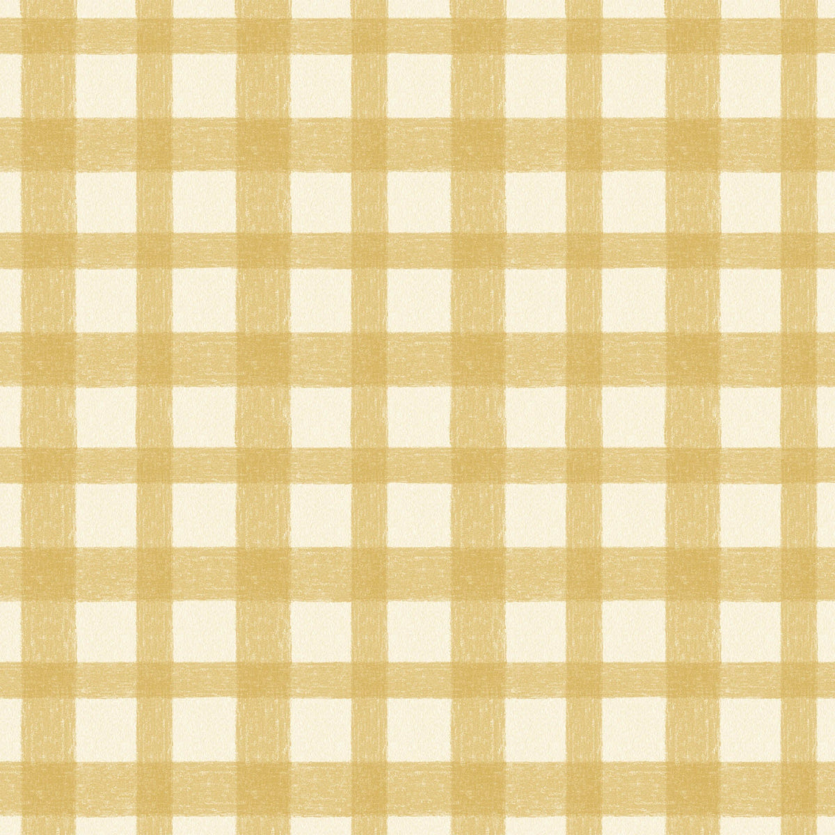 Buffalo Plaid Amber Linen Fabric