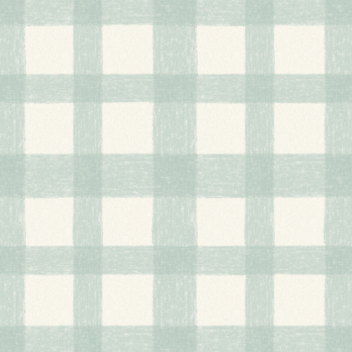 Buffalo Plaid Eau de Nil wallpaper by Woodchip & Magnolia