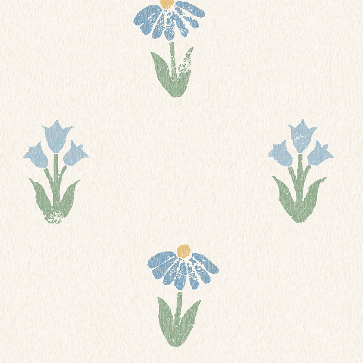 Lydia Cornflower Wallpaper
