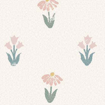 Lydia Old Rose Linen Fabric