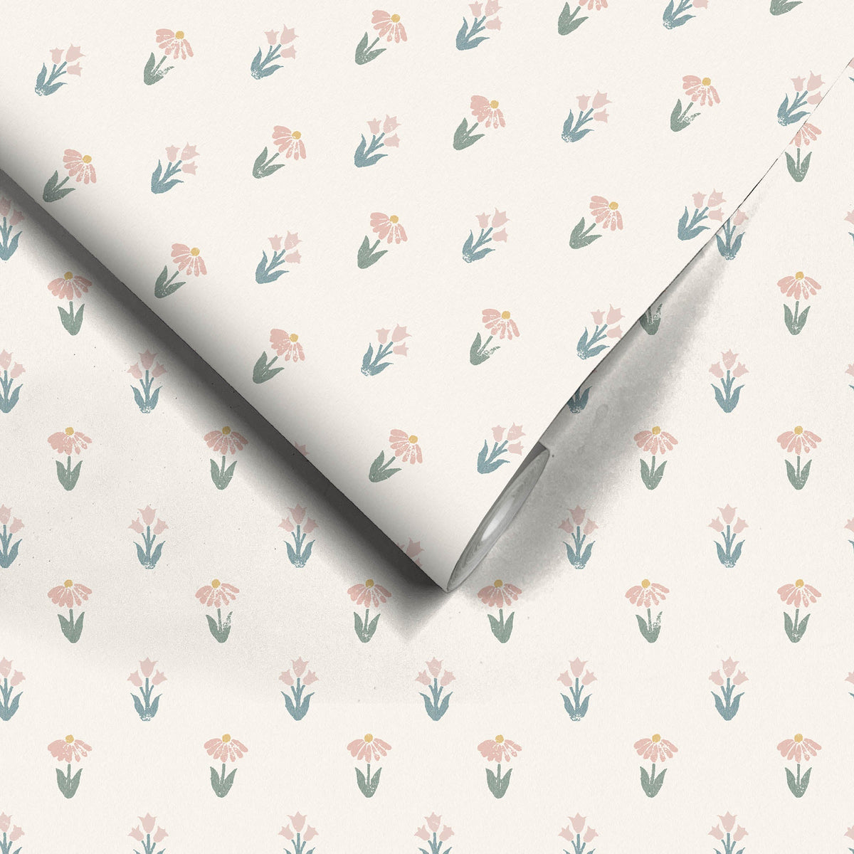 Lydia Old Rose Wallpaper