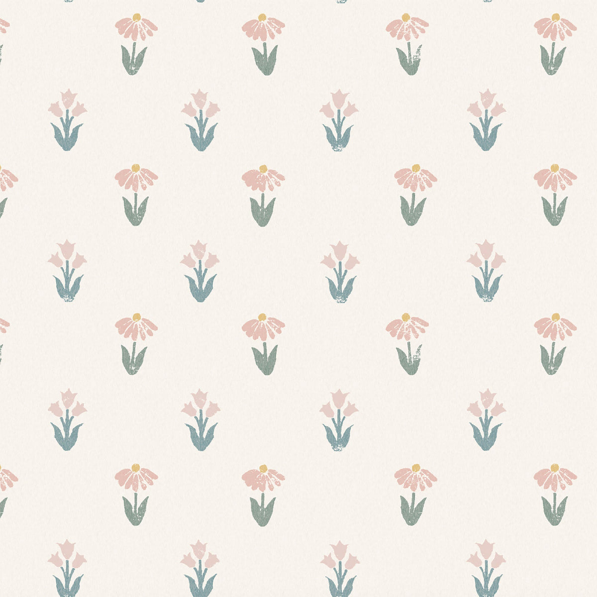 Lydia Old Rose Wallpaper