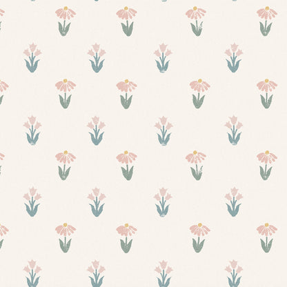 Lydia Old Rose Wallpaper