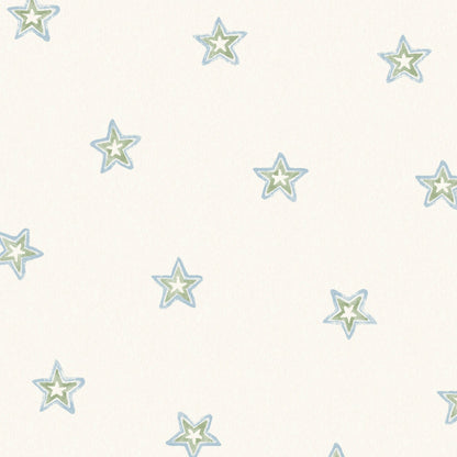 Cosmic Blue/Green Linen Fabric