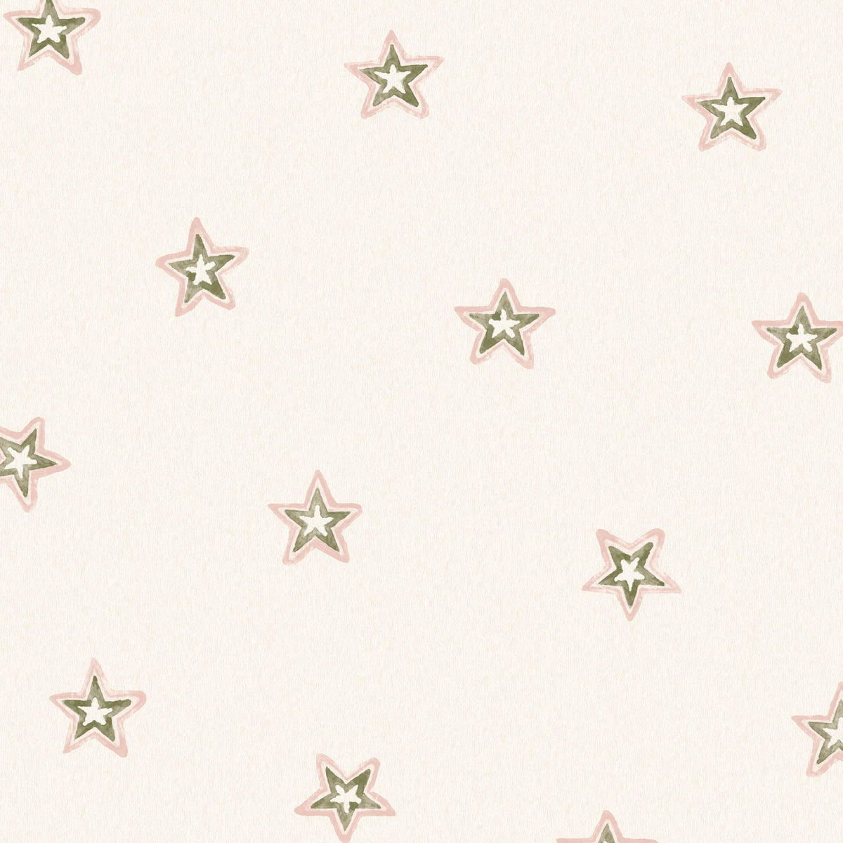 Cosmic Olive/Blush Linen Fabric