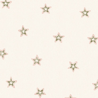 Cosmic Olive/Blush wallpaper by Woodchip & Magnolia