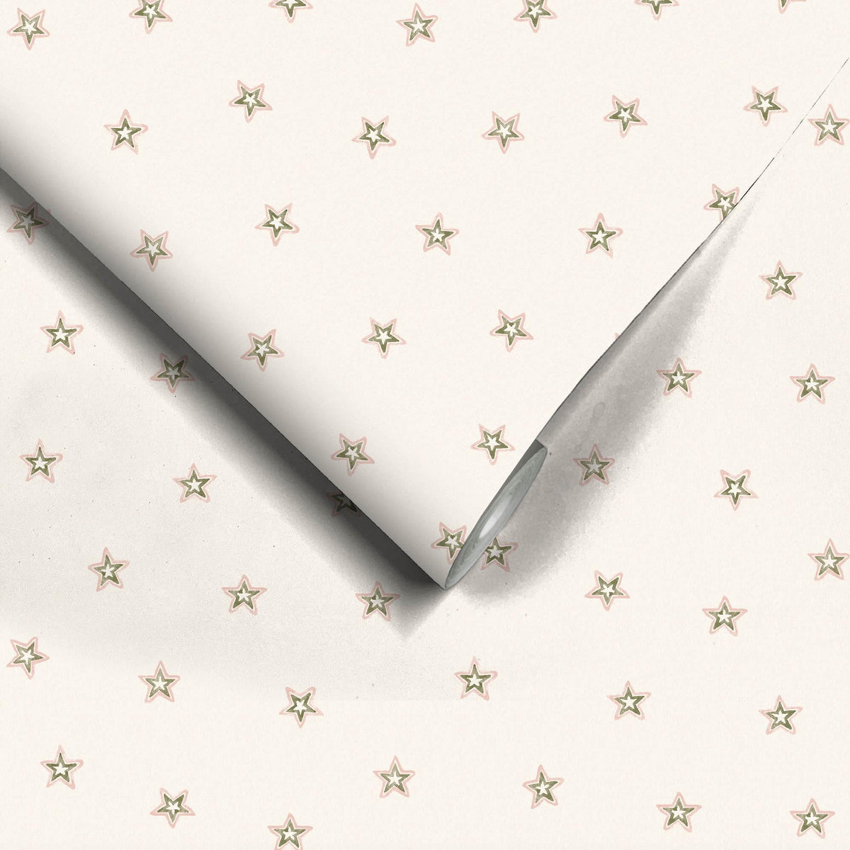 Cosmic Olive/Blush wallpaper by Woodchip & Magnolia