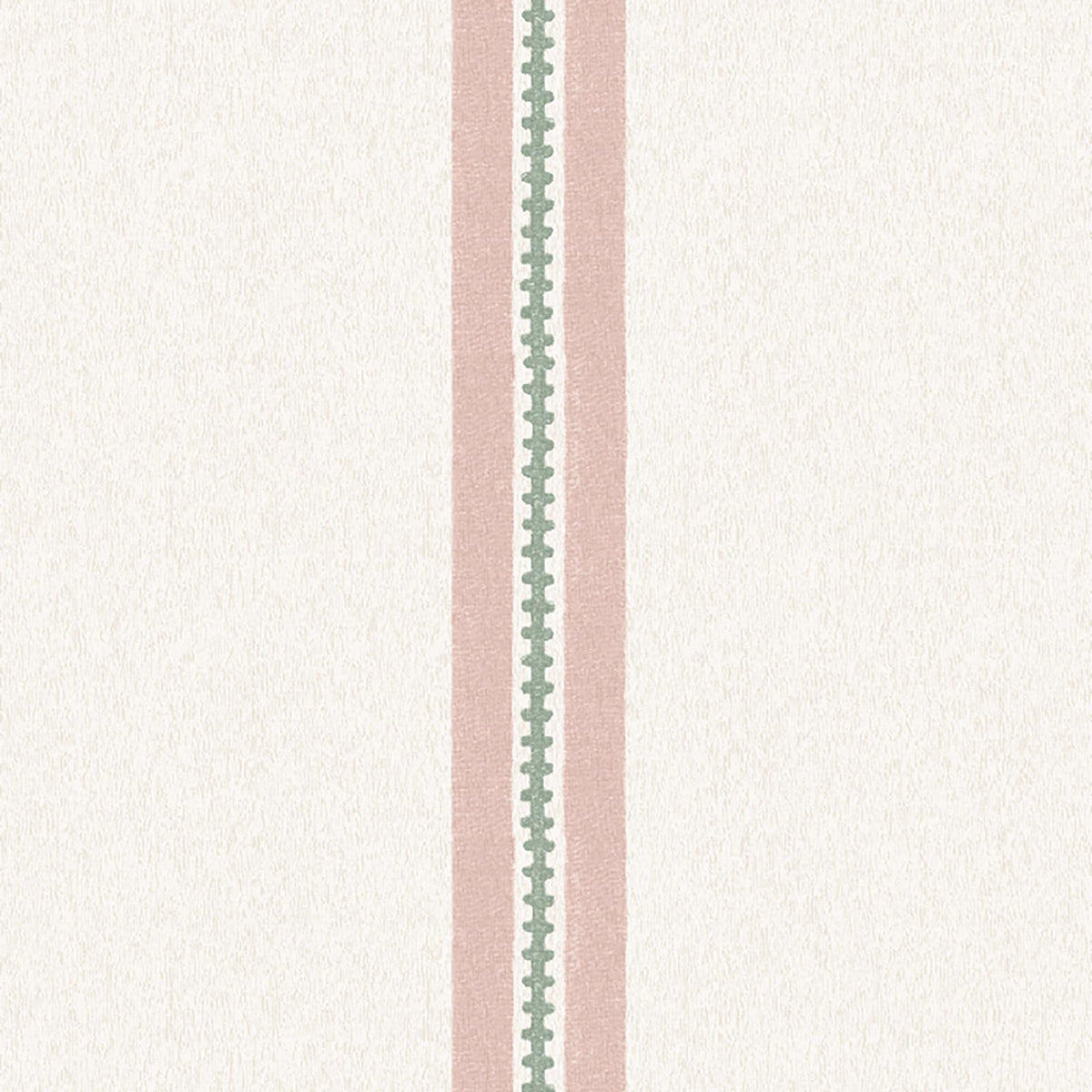 Ziggy Stripe Calamine Linen Fabric