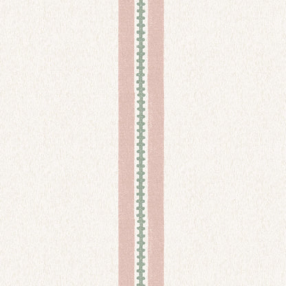Ziggy Stripe Calamine wallpaper by Woodchip & Magnolia