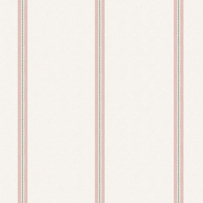 Ziggy Stripe Calamine wallpaper by Woodchip & Magnolia