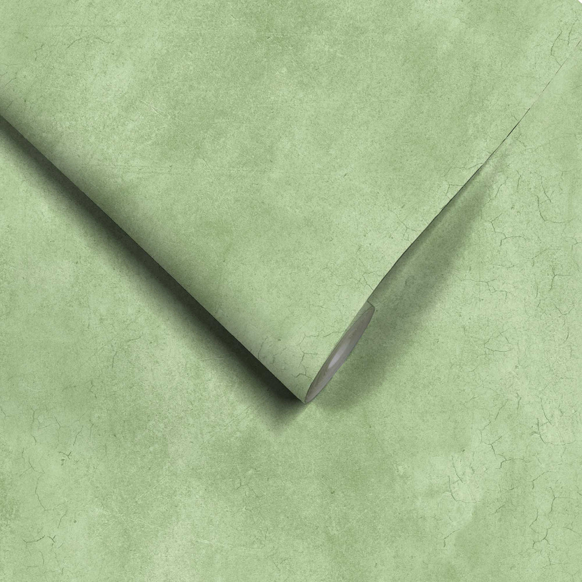 Craquelure Apple Green Wallpaper
