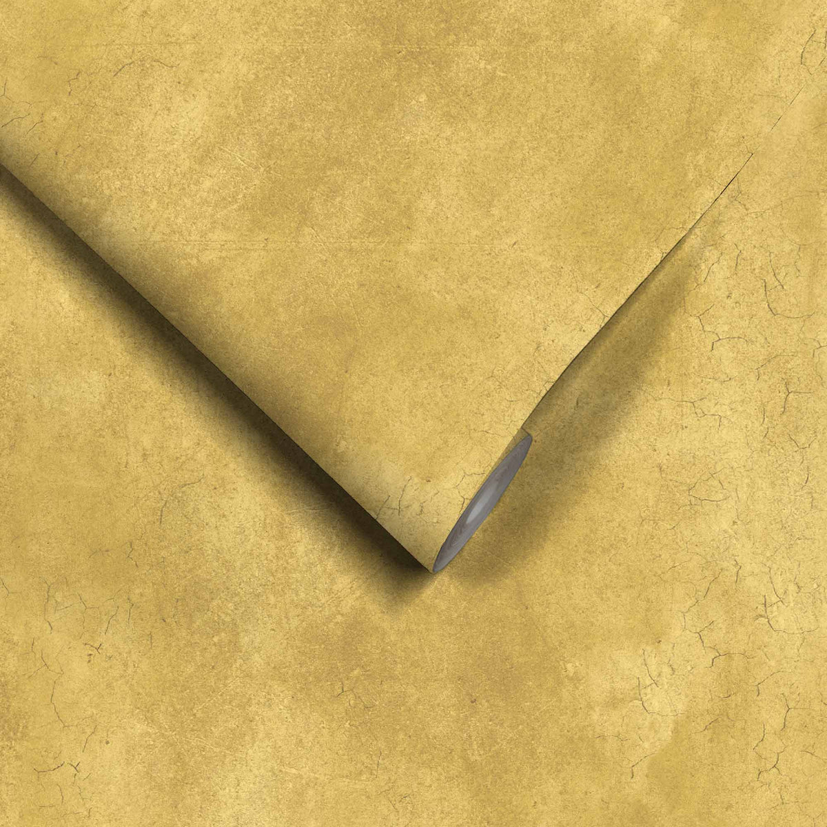 Craquelure Old Gold Wallpaper