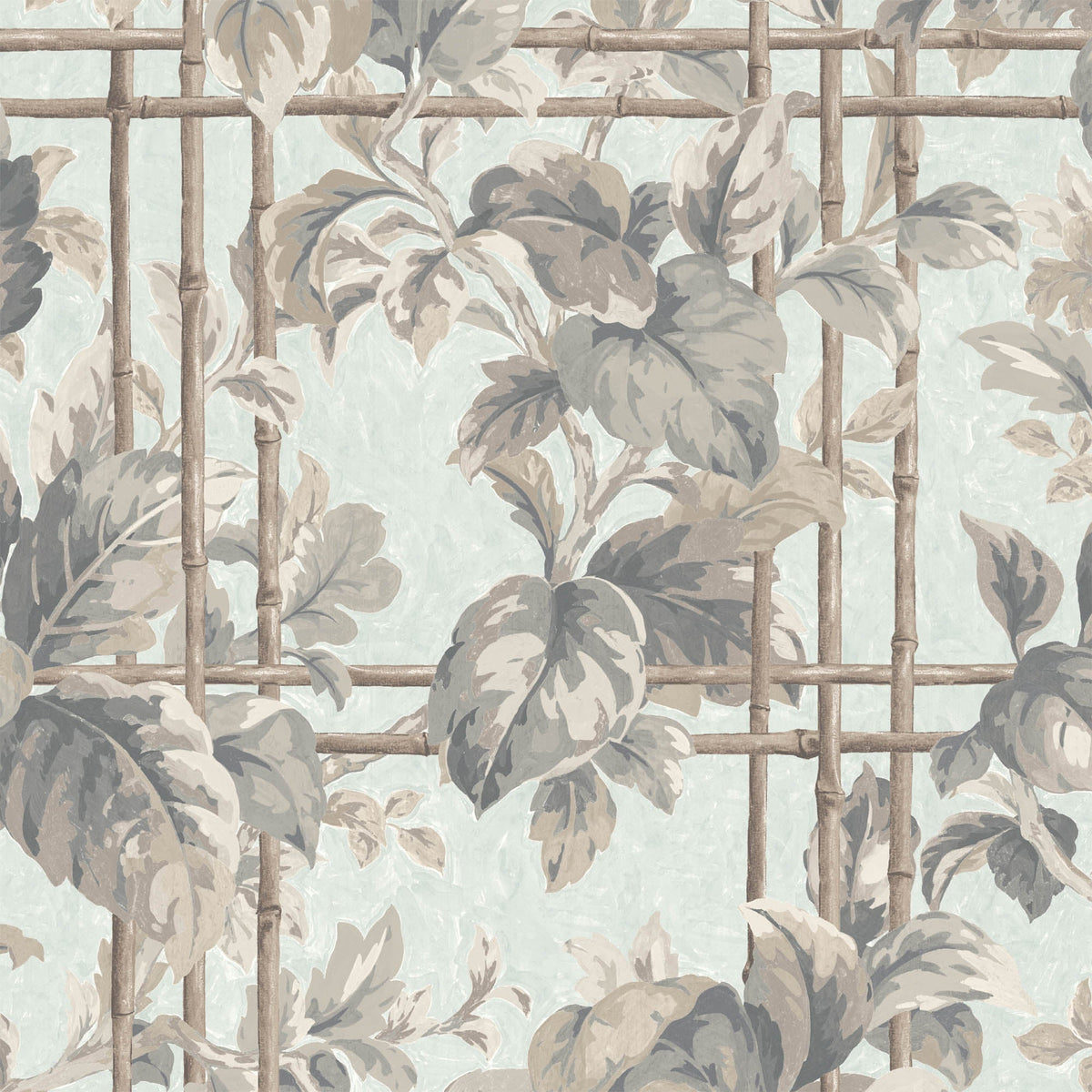 Verdant Trellis Celadon Wallpaper