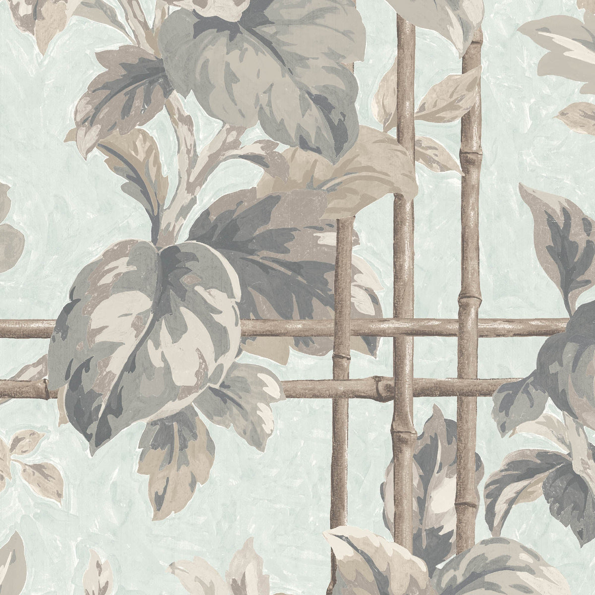 Verdant Trellis Celadon Velvet Fabric