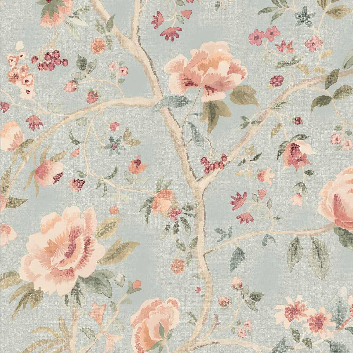 Peonia Duckegg Wallpaper