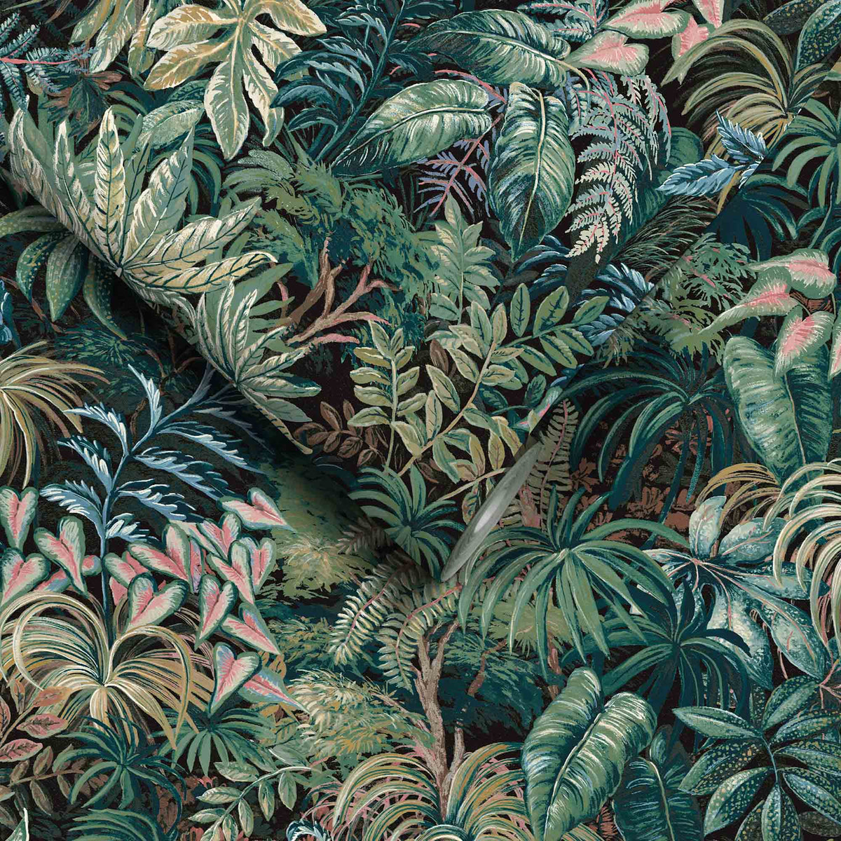 Palm House Peacock Wallpaper