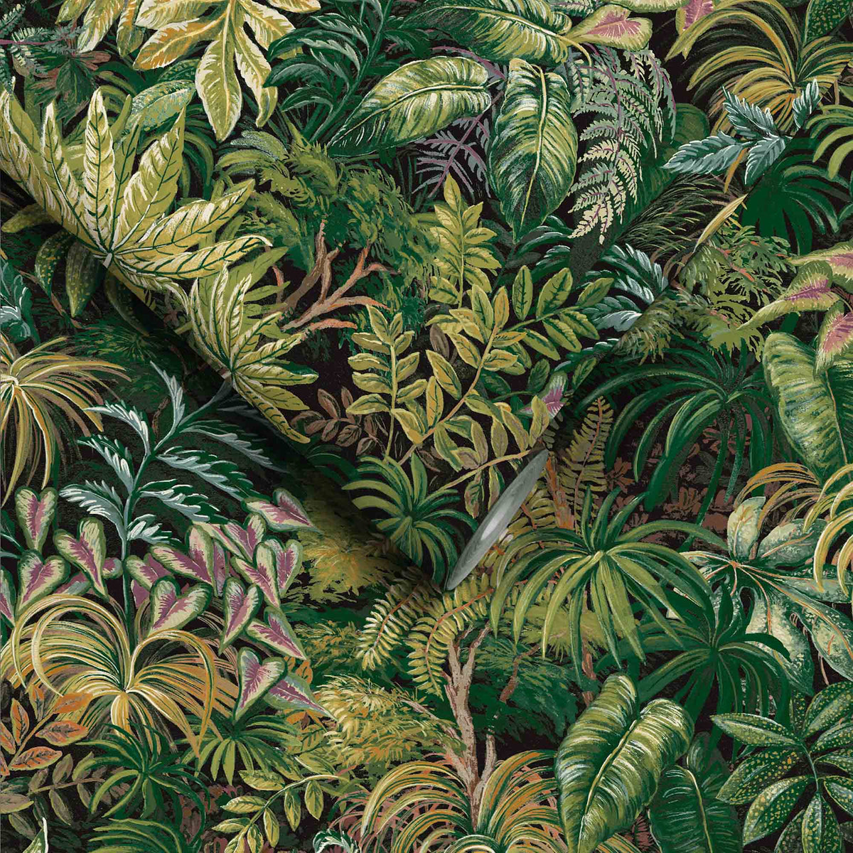 Palm House Lush Green Wallpaper