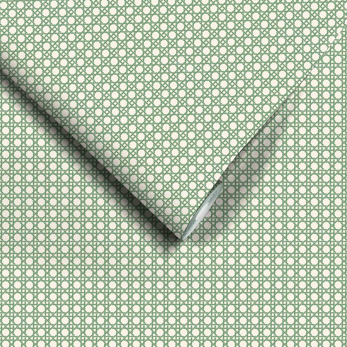 Rattan Evergreen Wallpaper