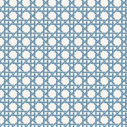 Rattan Indigo Wallpaper