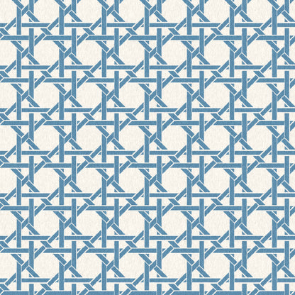 Rattan Indigo Wallpaper