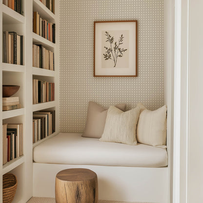 Rattan Natural Wallpaper