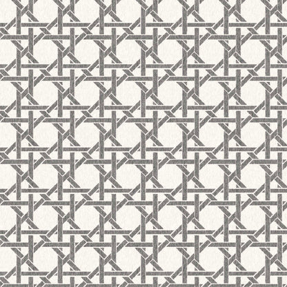 Rattan Mono Wallpaper