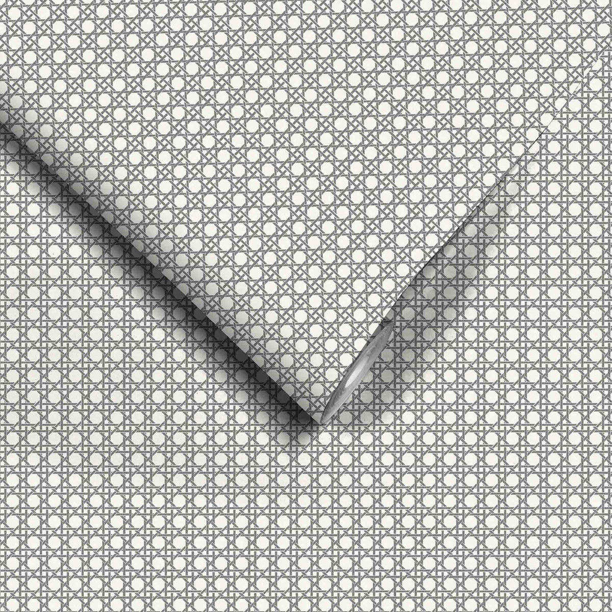 Rattan Mono Wallpaper
