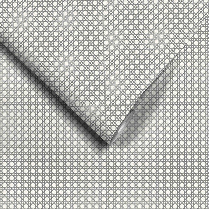 Rattan Mono Wallpaper