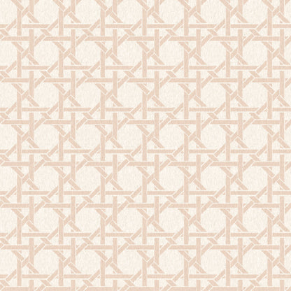 Rattan Soft Apricot Wallpaper