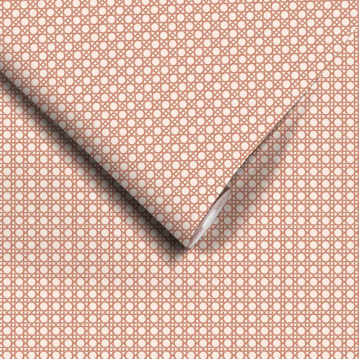 Rattan Rust Wallpaper