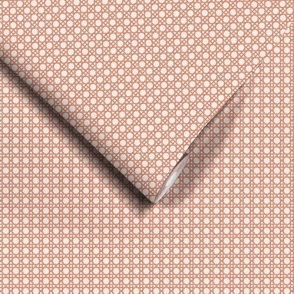 Rattan Rust Wallpaper