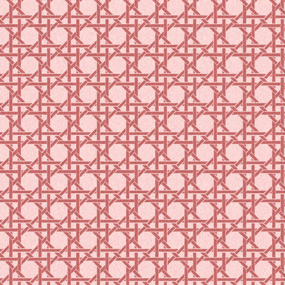 Rattan Rose Red Wallpaper